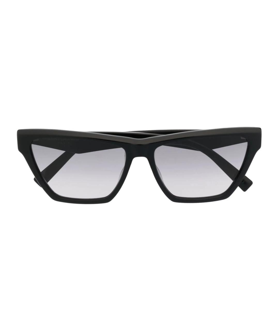 SAINT LAURENT Черные пластиковые солнцезащитные очки, фото 2