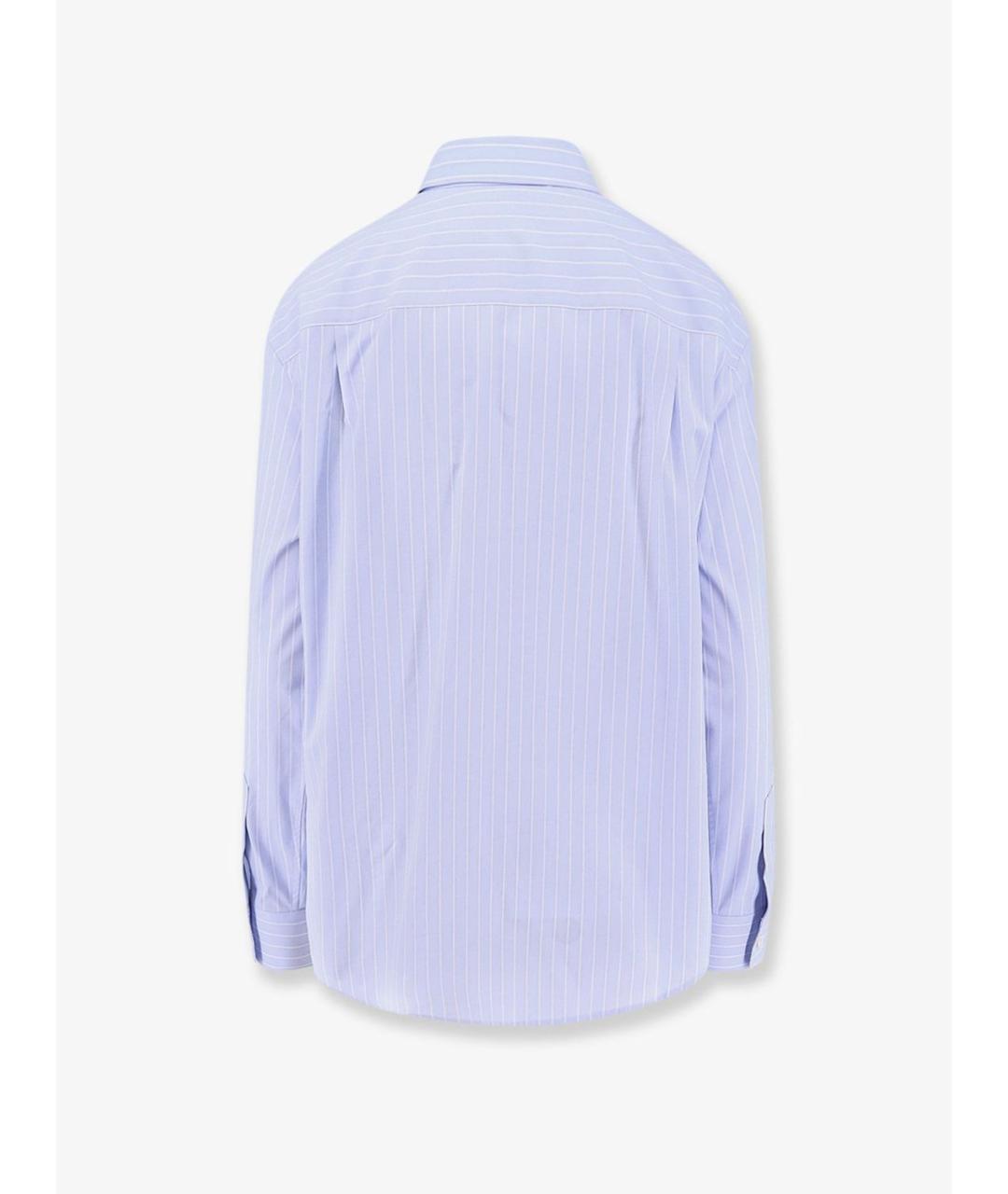 CELINE Голубая хлопковая рубашка, фото 2