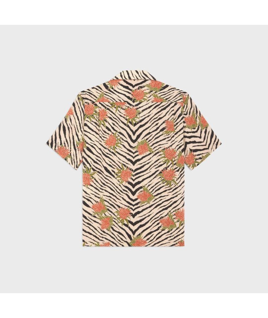 CELINE Мульти шелковая кэжуал рубашка, фото 2