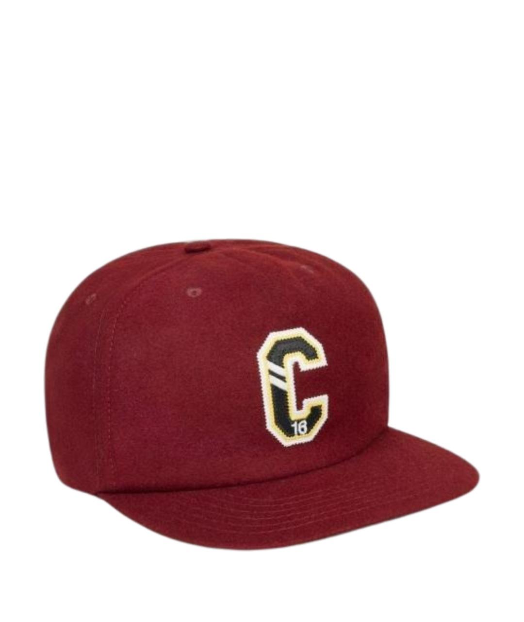 CELINE Бордовая хлопковая кепка/бейсболка, фото 1