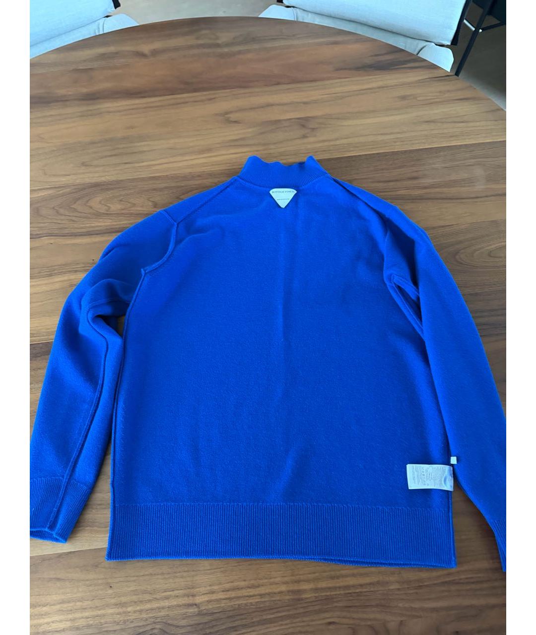 BOTTEGA VENETA Синий кашемировый джемпер / свитер, фото 3