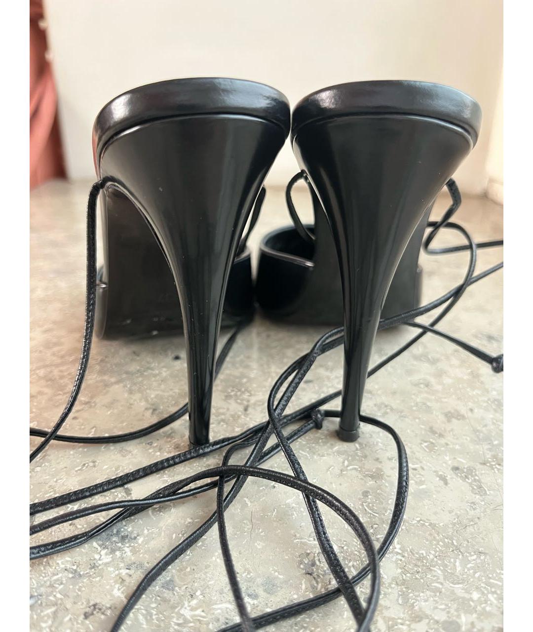 MAGDA BUTRYM Черные кожаные туфли, фото 5