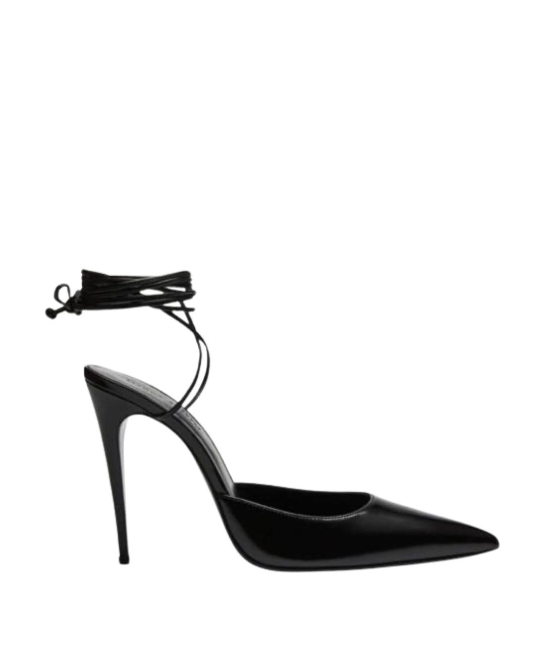 MAGDA BUTRYM Черные кожаные туфли, фото 1