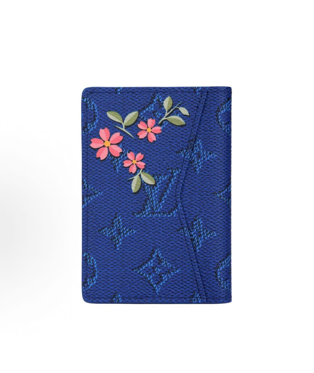 LOUIS VUITTON Синий кардхолдер, фото 2