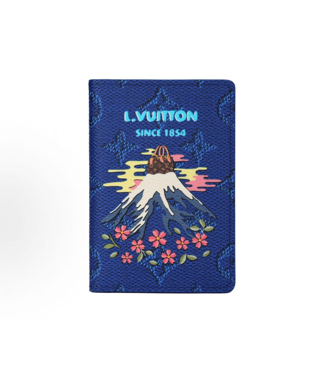 LOUIS VUITTON Синий кардхолдер, фото 4