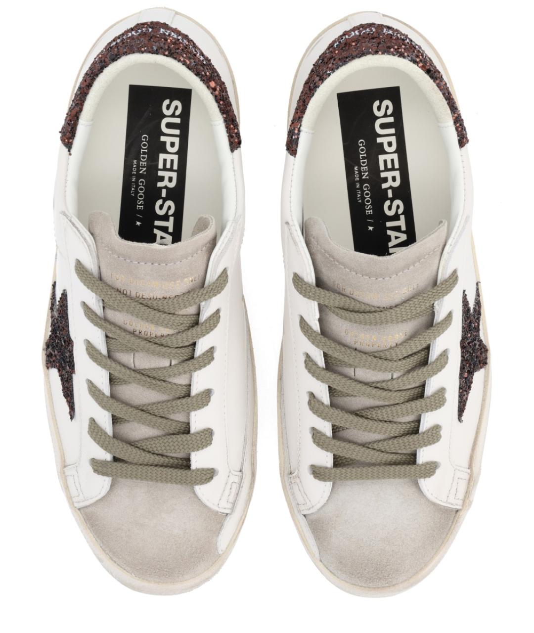 GOLDEN GOOSE DELUXE BRAND Белые кожаные кеды, фото 5