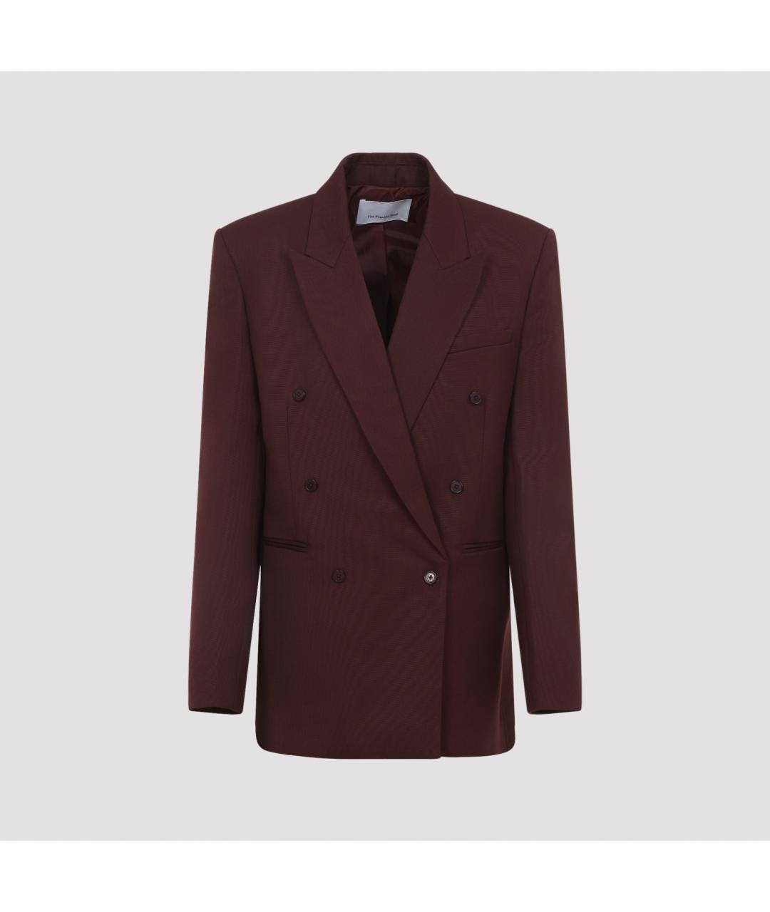 THE FRANKIE SHOP Бордовая полиэстеровая куртка, фото 2