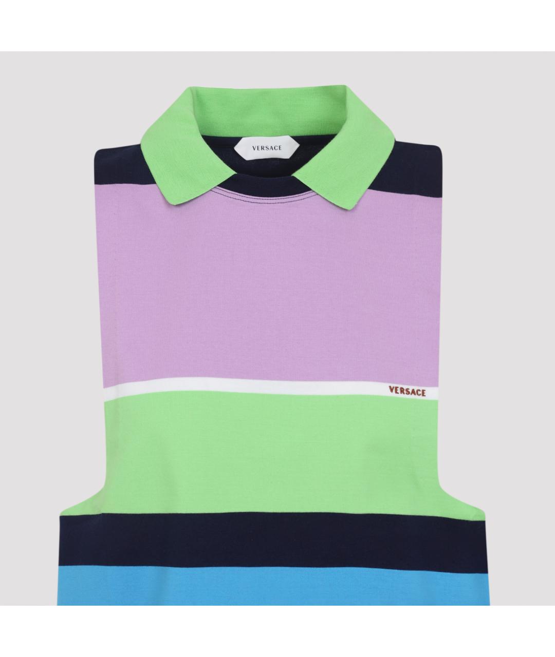 VERSACE Мульти хлопковая жилетка, фото 4