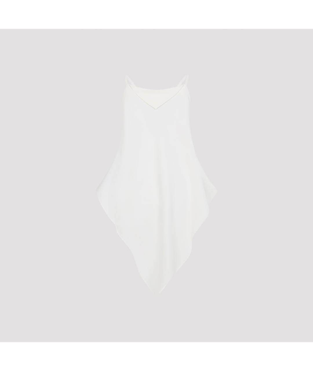 BALENCIAGA Белая шерстяная майка, фото 3