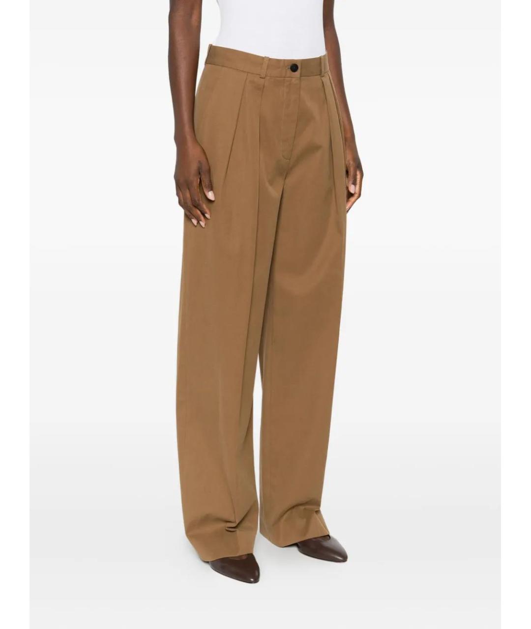 THE ROW Хлопковые прямые брюки, фото 3