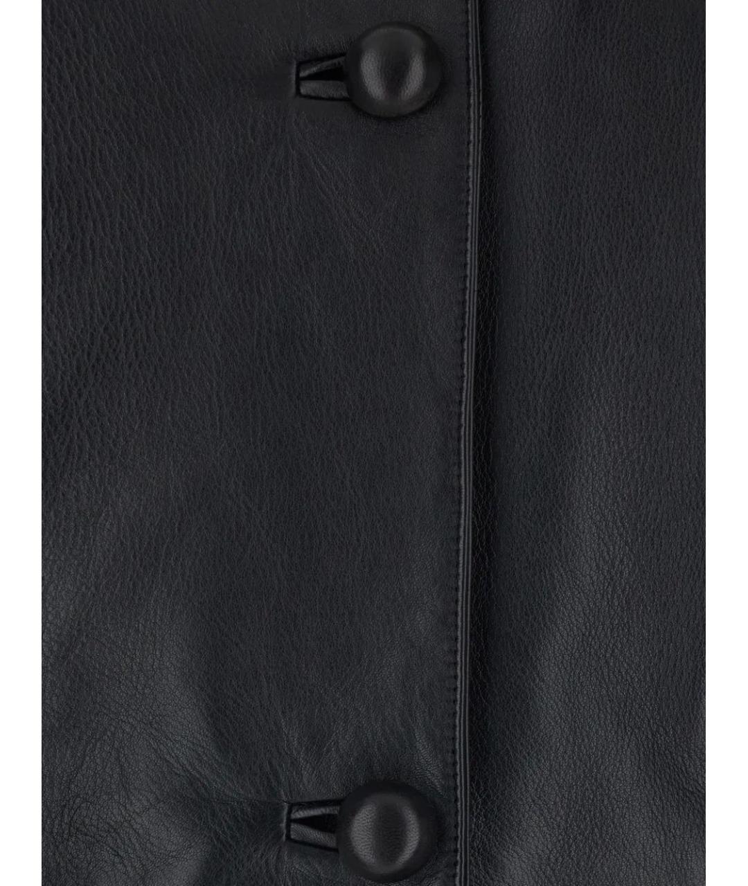 CHLOE Черная кожаная куртка, фото 3
