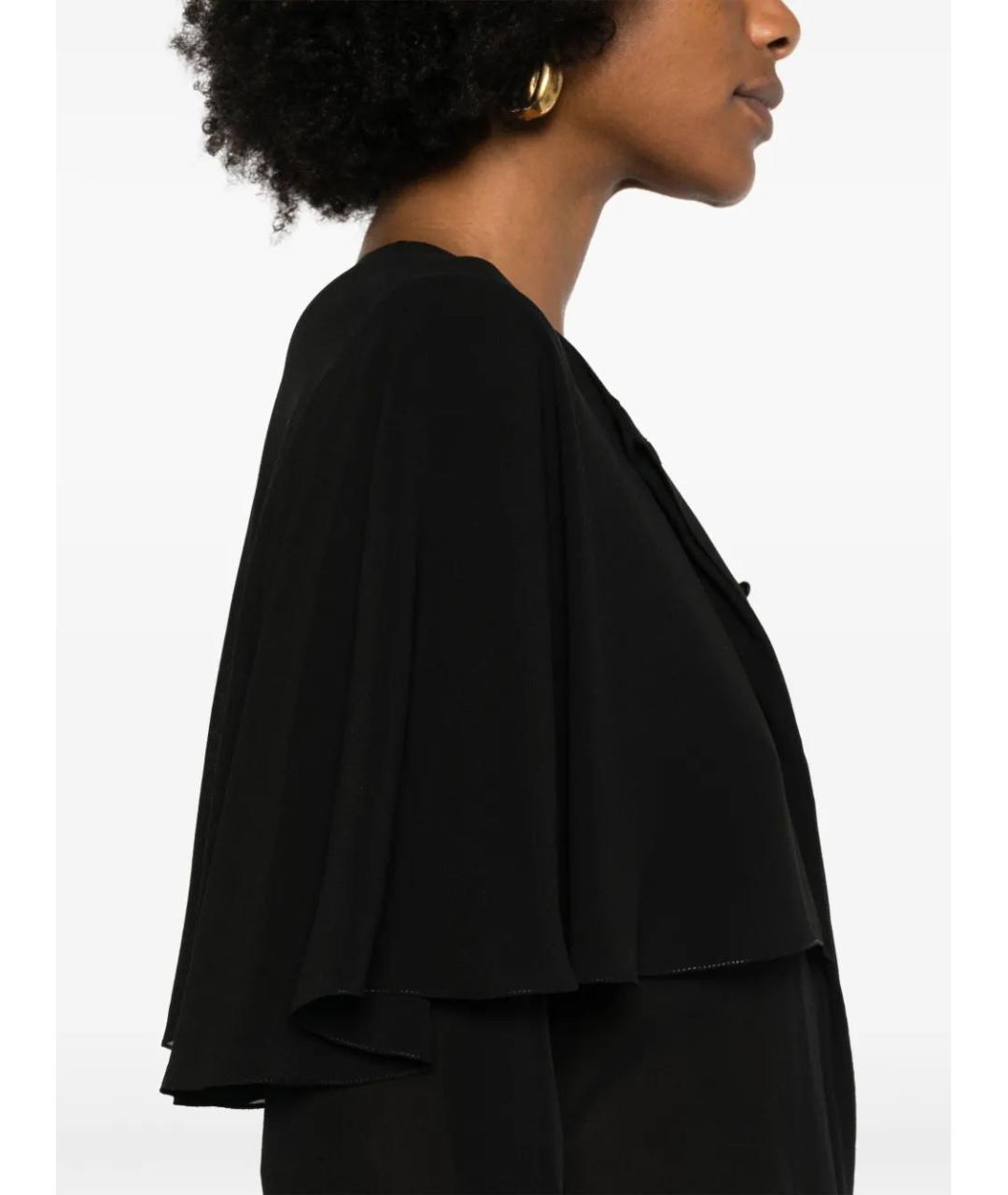 CHLOE Черная шерстяная блузы, фото 5