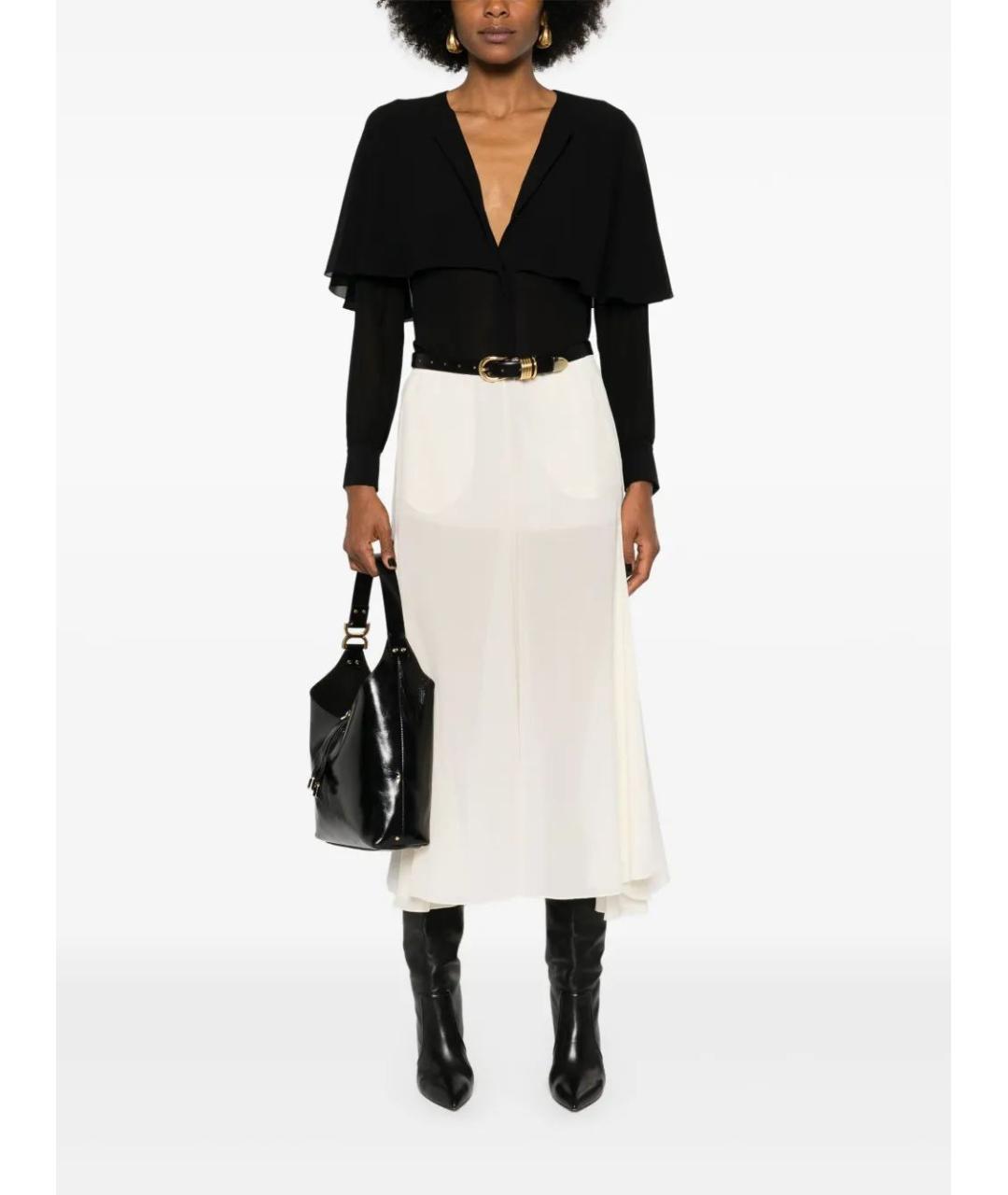 CHLOE Черная шерстяная блузы, фото 2