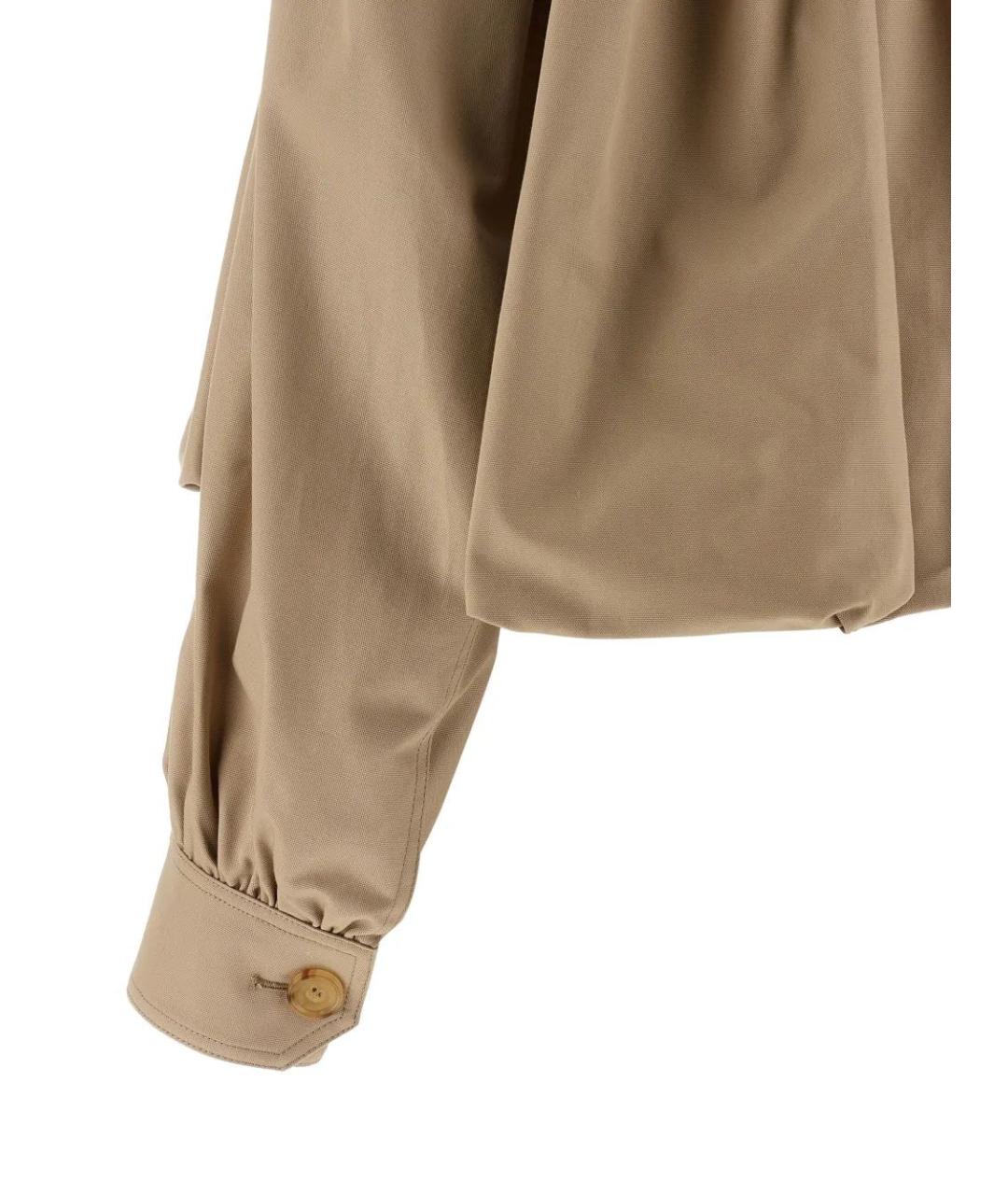 CHLOE Бежевая хлопковая куртка, фото 4