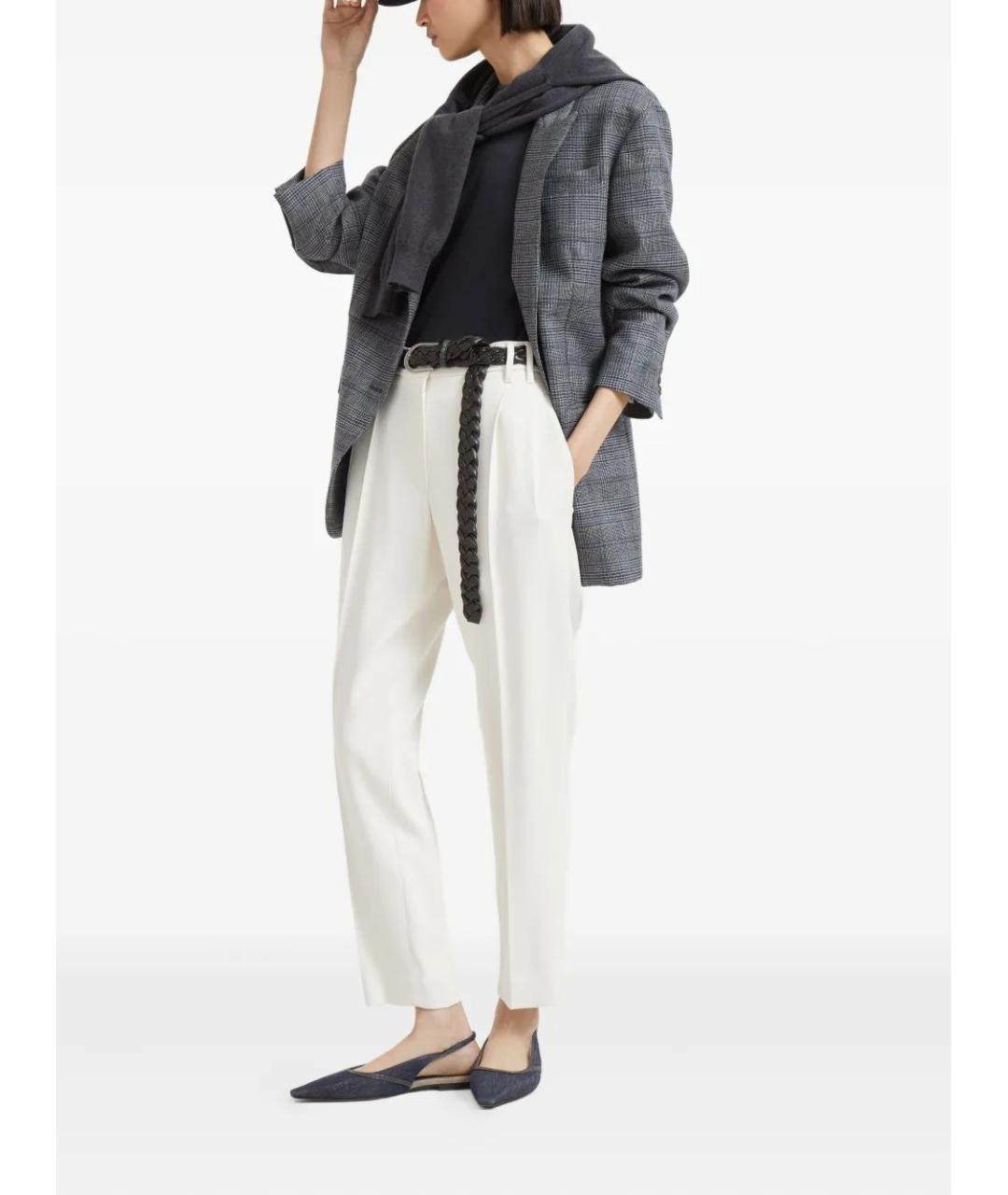 BRUNELLO CUCINELLI Серый кашемировый джемпер / свитер, фото 2