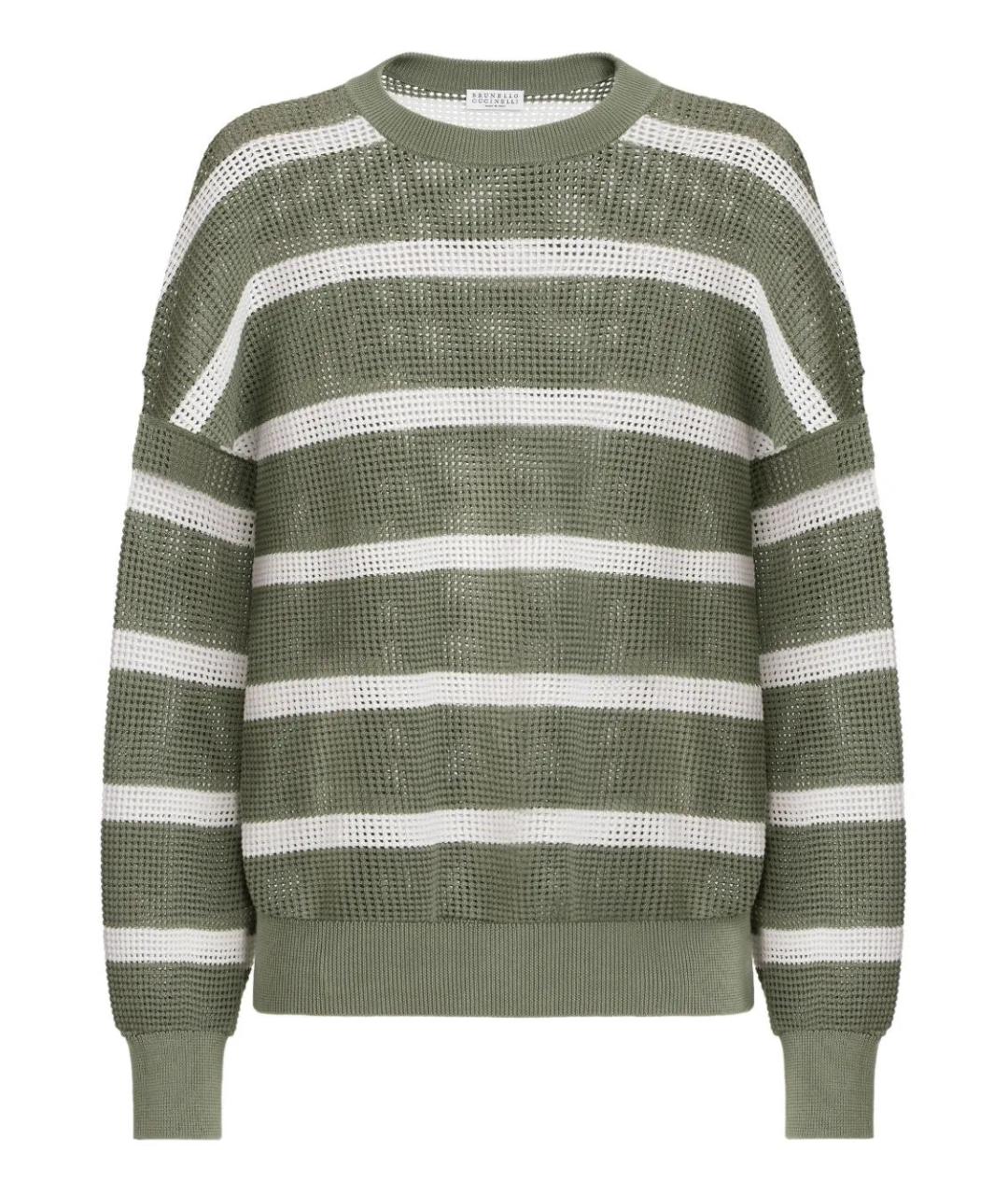BRUNELLO CUCINELLI Мульти хлопковый джемпер / свитер, фото 1
