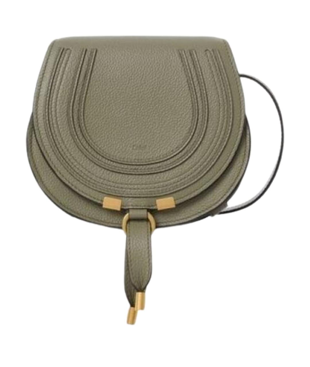 CHLOE Зеленая кожаная сумка через плечо, фото 1