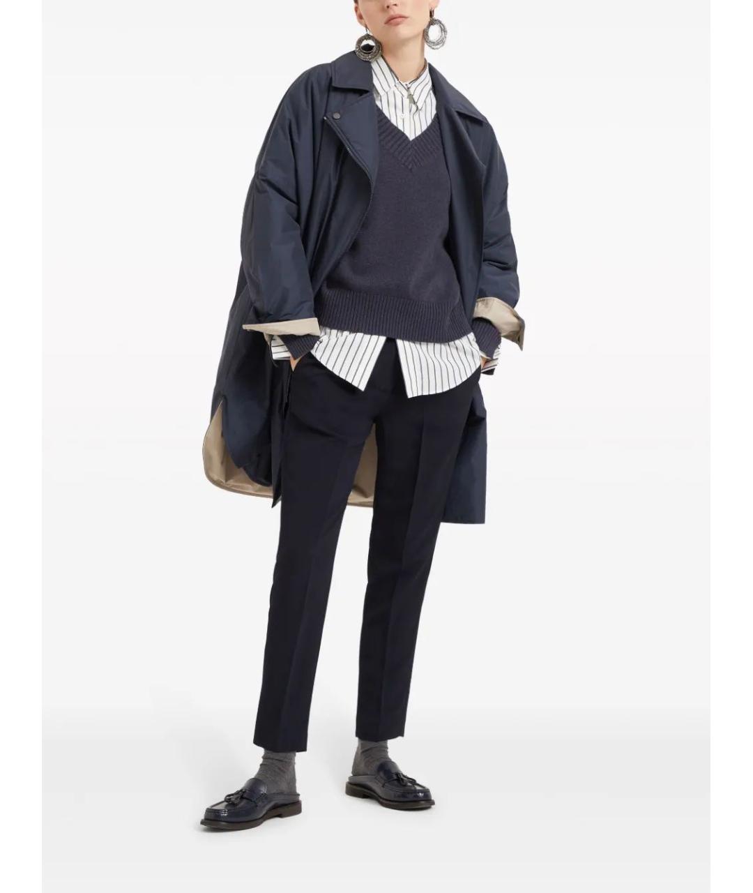 BRUNELLO CUCINELLI Черный шерстяной джемпер / свитер, фото 2