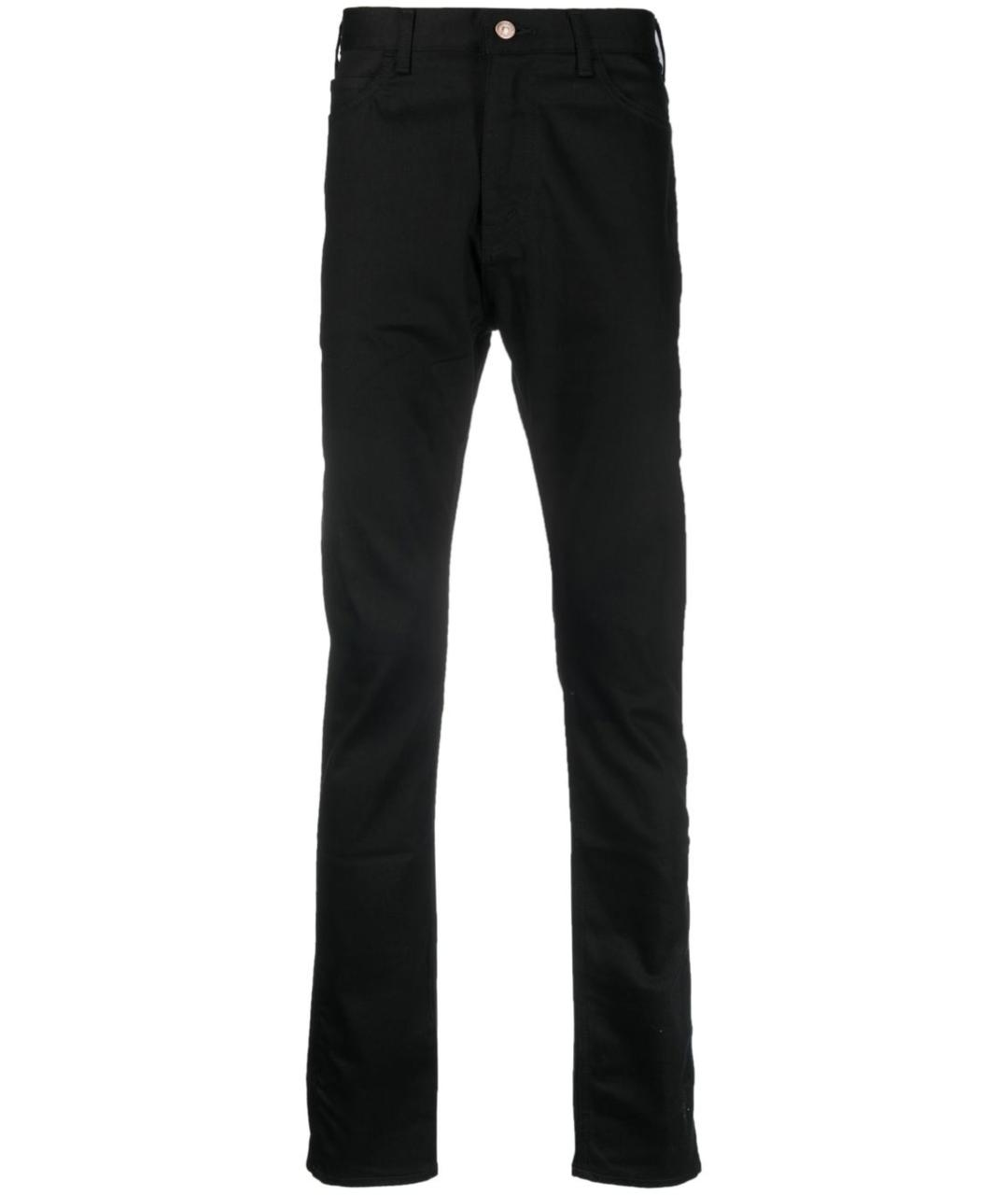 CELINE Черные хлопковые повседневные брюки, фото 1