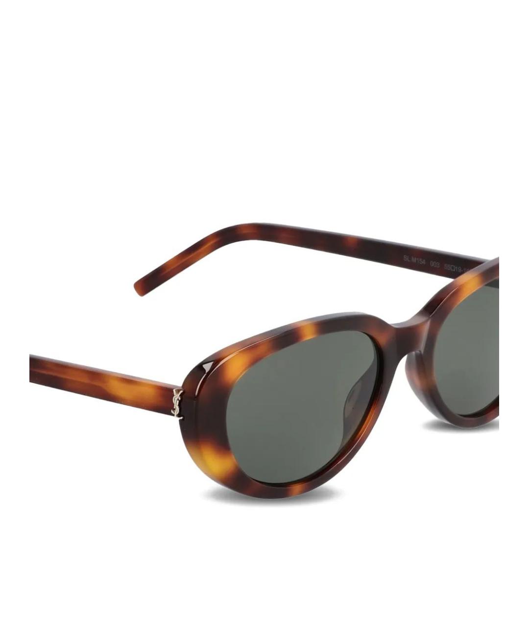 SAINT LAURENT Мульти пластиковые солнцезащитные очки, фото 4