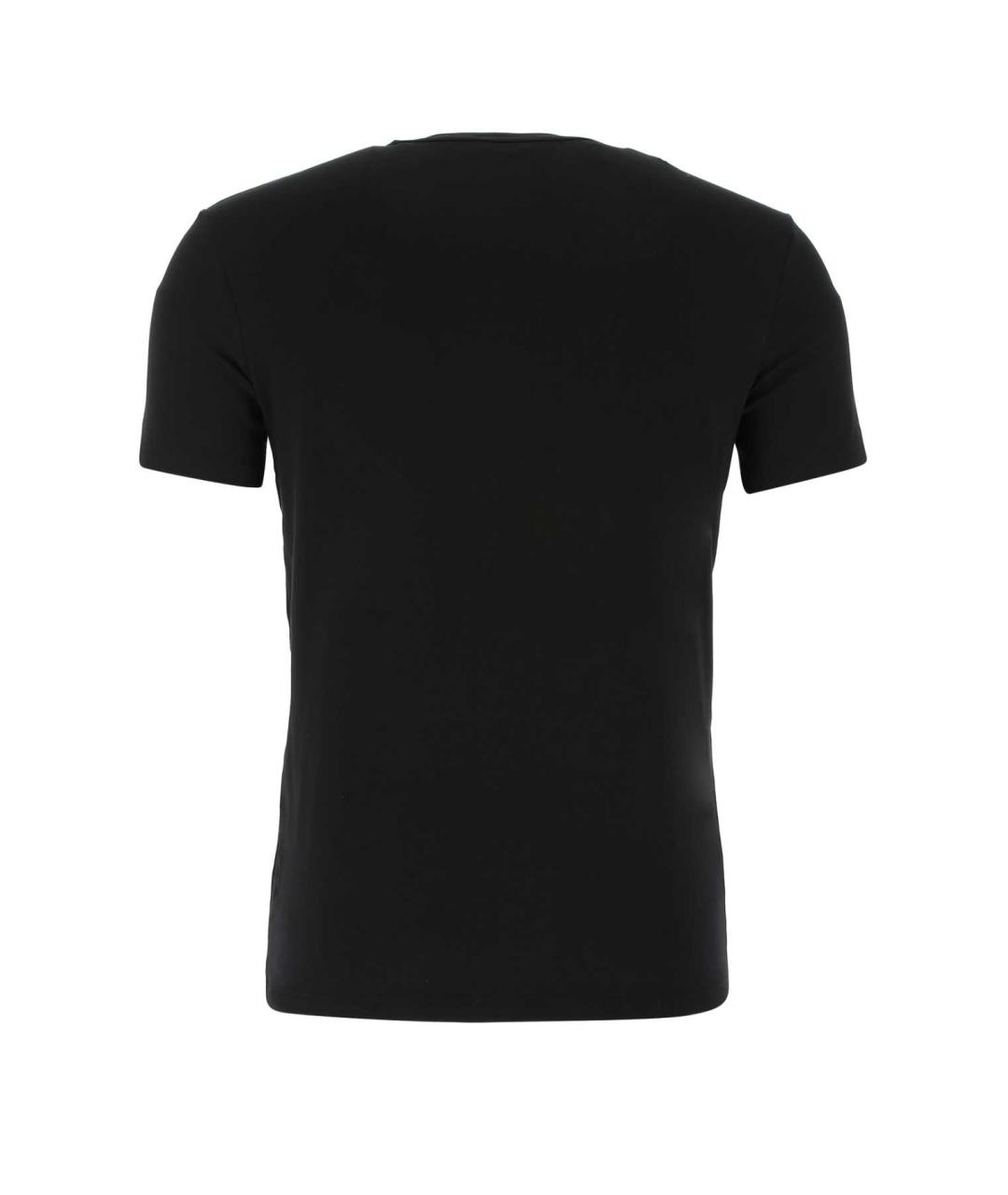 TOM FORD Черная хлопковая футболка, фото 2