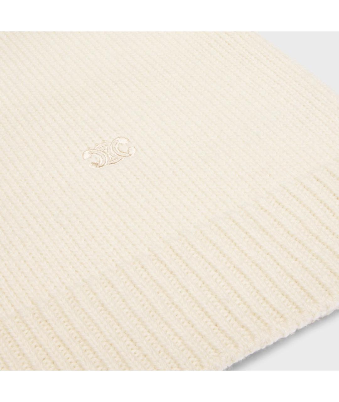 CELINE Бежевый кашемировый джемпер / свитер, фото 4