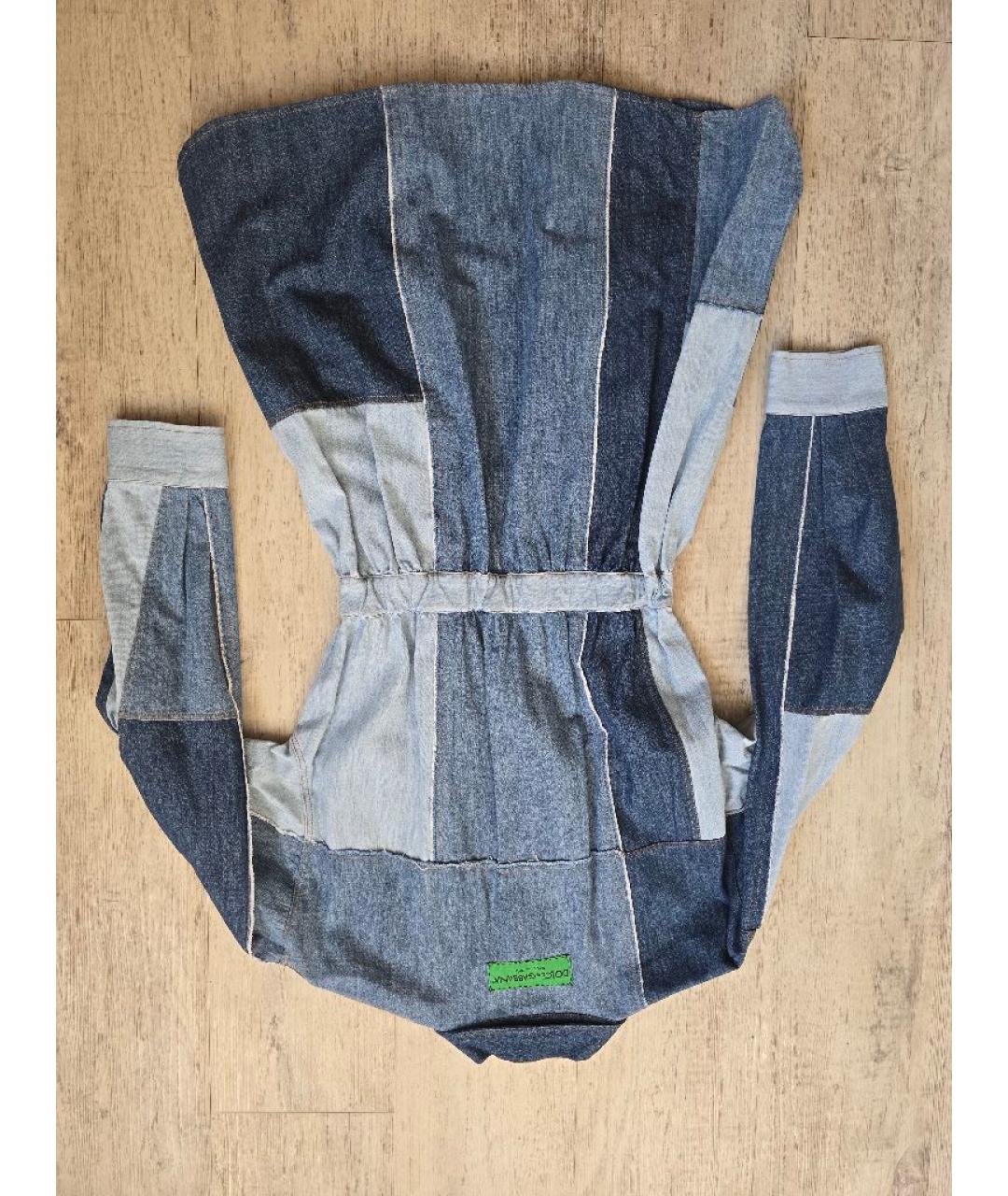 DOLCE&GABBANA Мульти хлопковое повседневное платье, фото 2