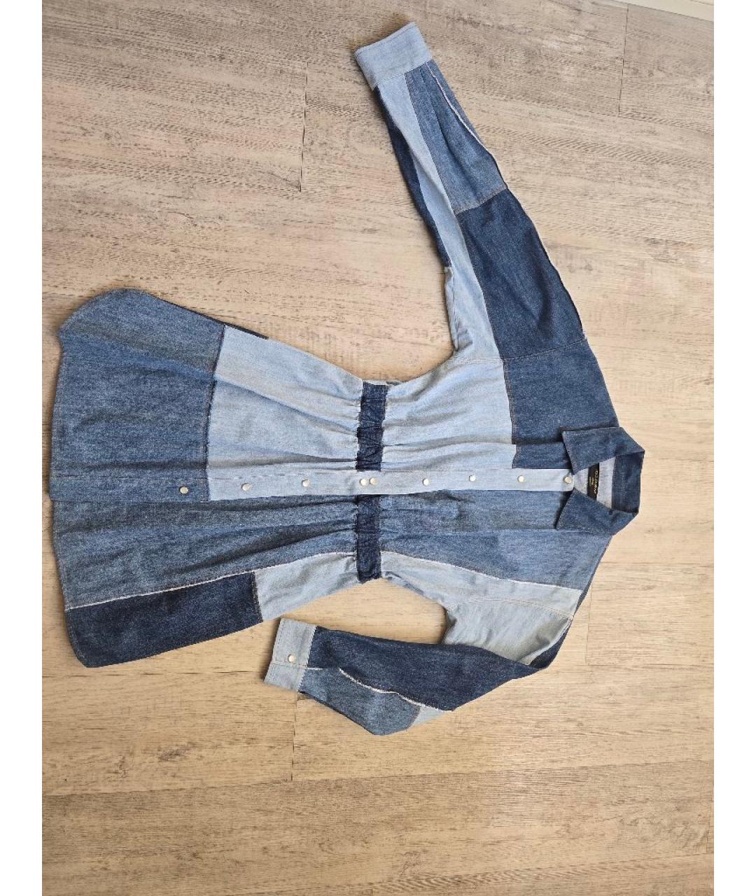 DOLCE&GABBANA Мульти хлопковое повседневное платье, фото 8