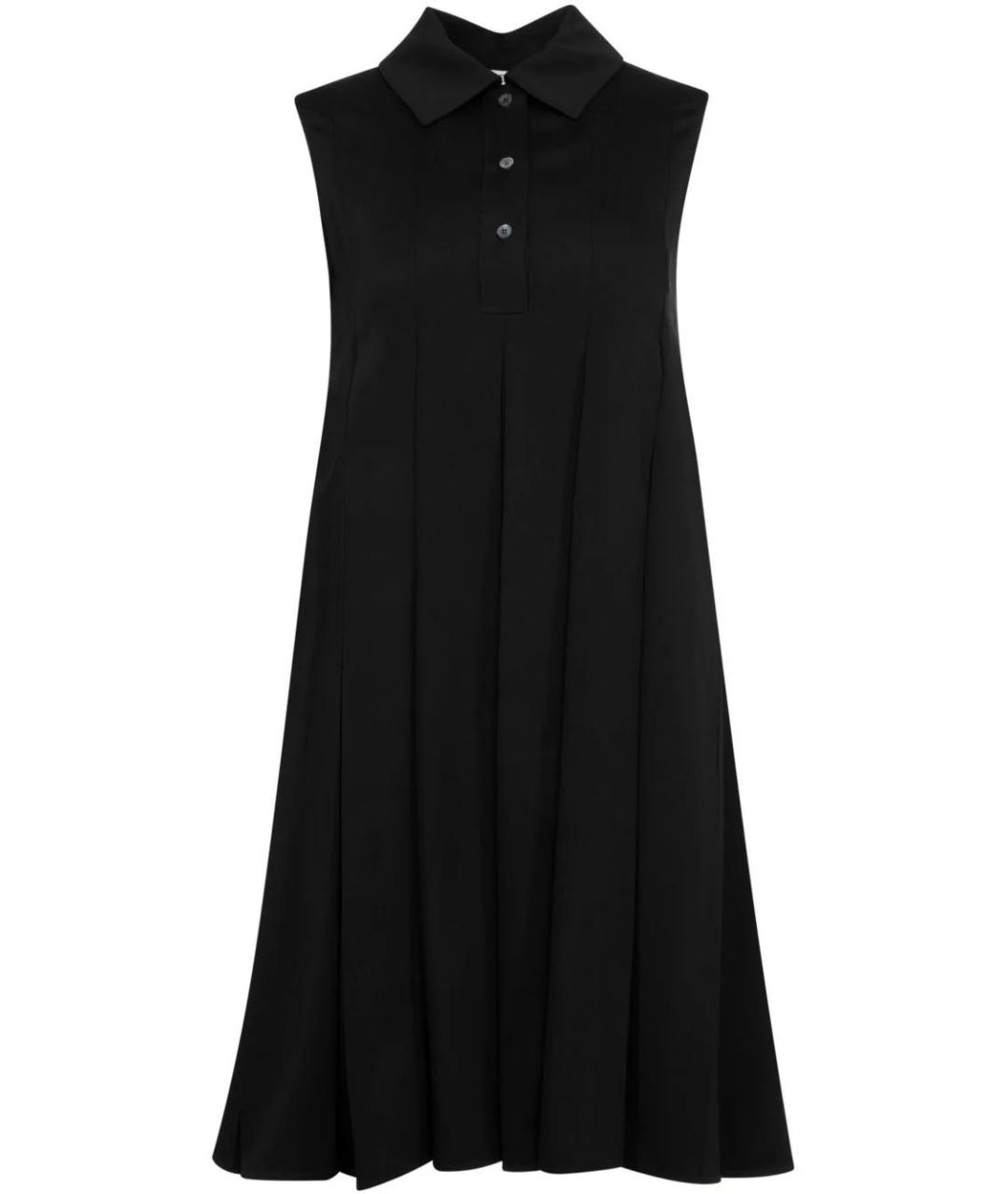 LOEWE Черное вискозное повседневное платье, фото 2