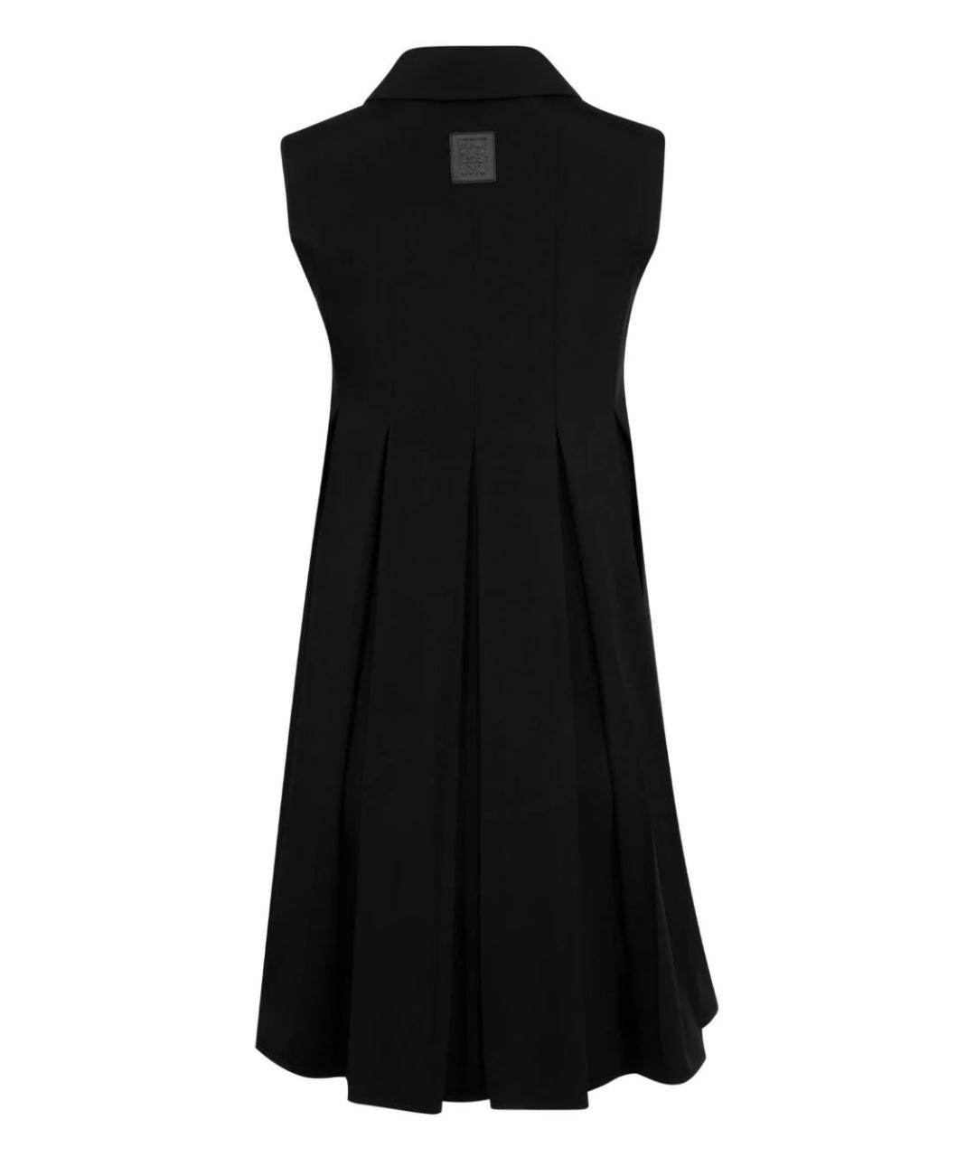 LOEWE Черное вискозное повседневное платье, фото 3