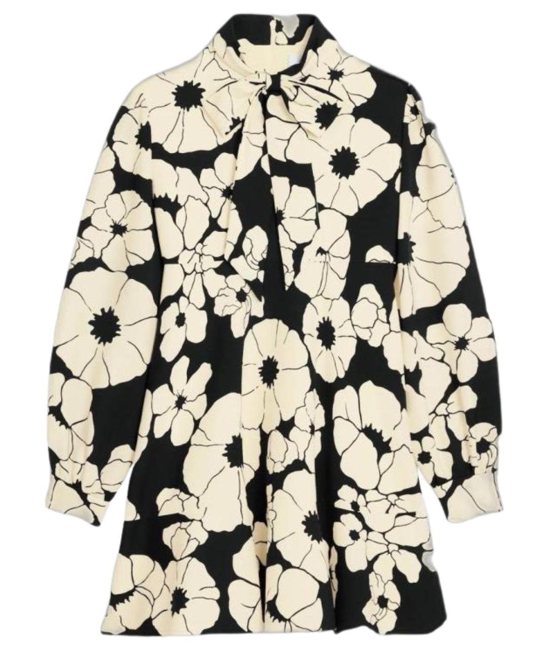 CELINE Мульти шерстяное коктейльное платье, фото 1