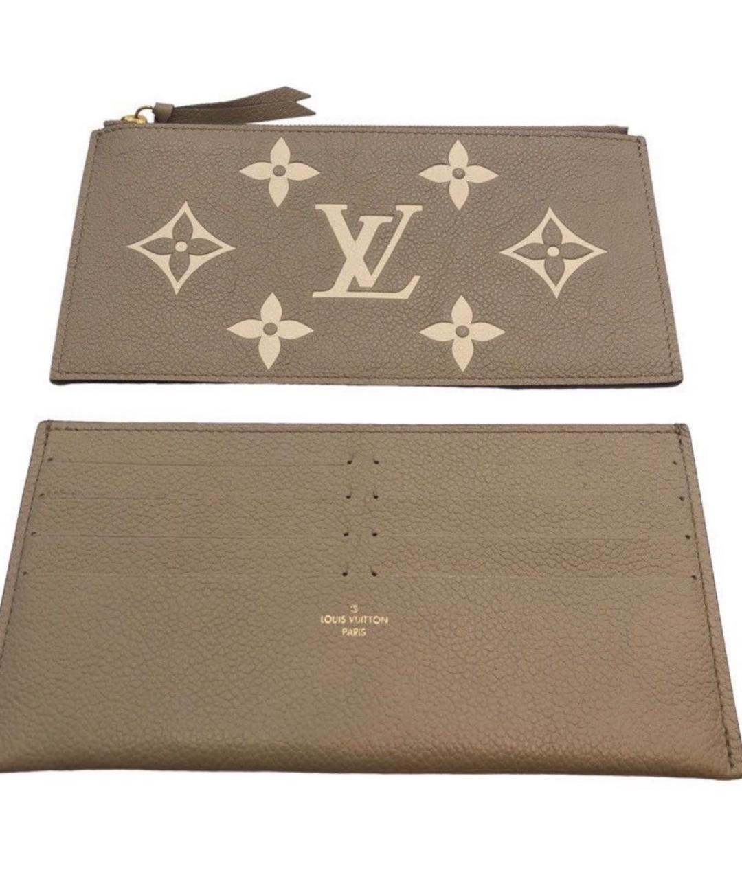 LOUIS VUITTON Бежевая кожаная сумка через плечо, фото 5