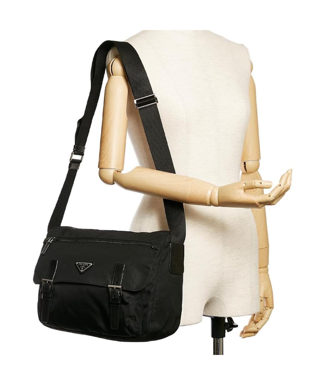 PRADA Черная сумка через плечо, фото 6