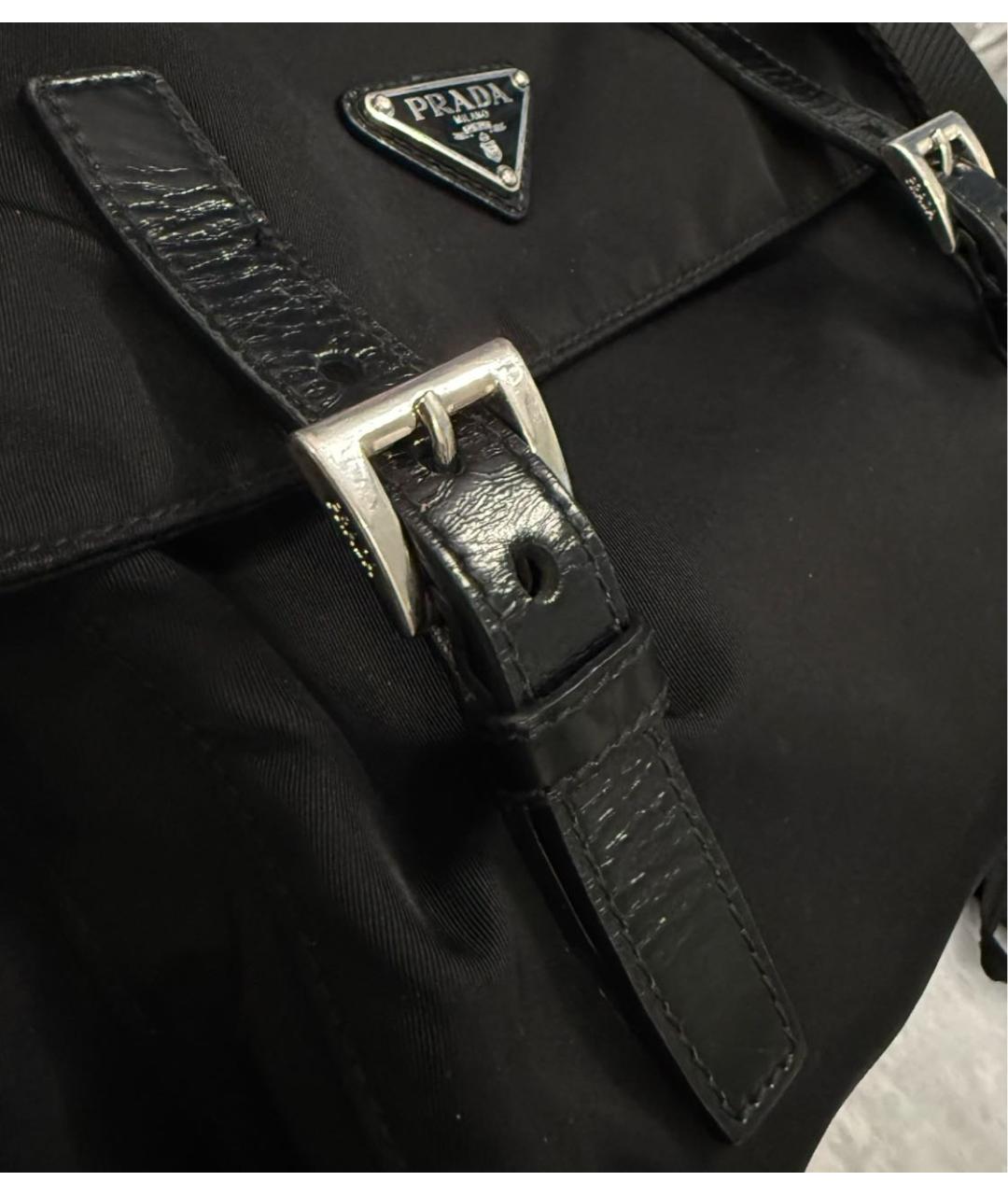 PRADA Черная сумка через плечо, фото 5
