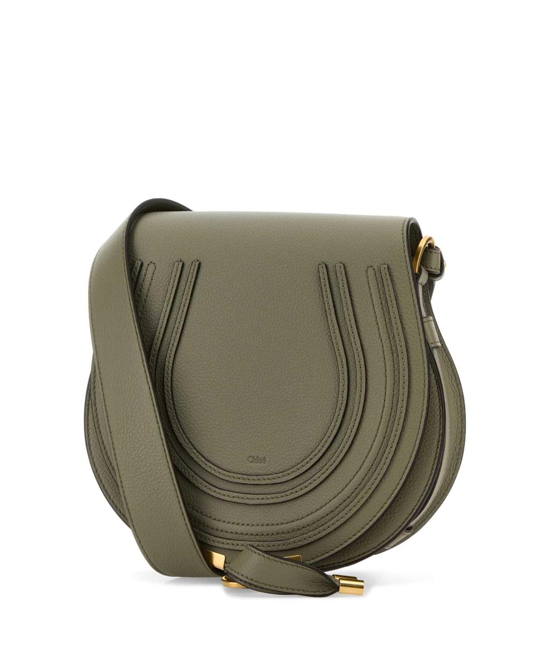 CHLOE Зеленая кожаная сумка через плечо, фото 2
