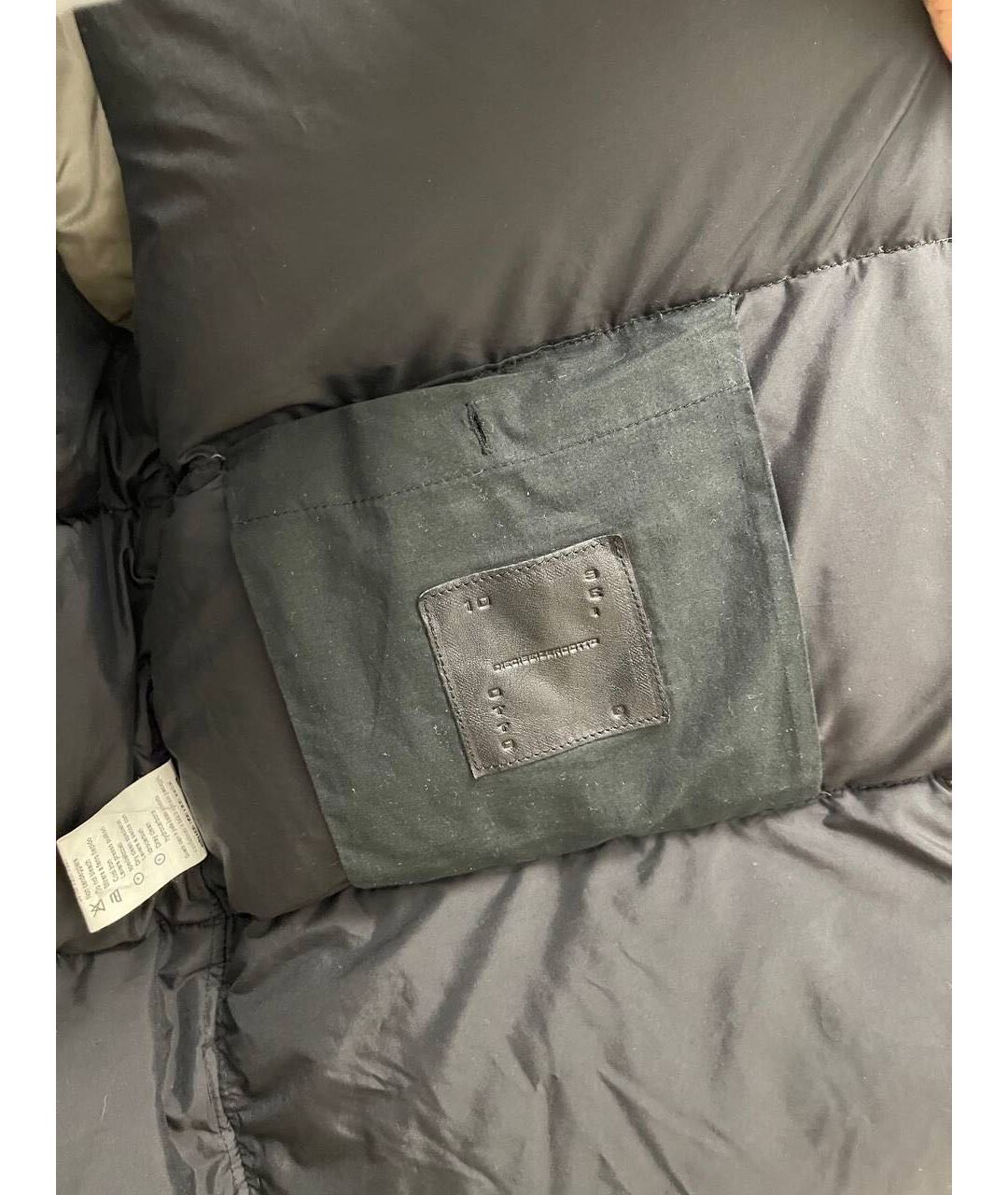 10SEI0OTTO Черный пуховик, фото 4