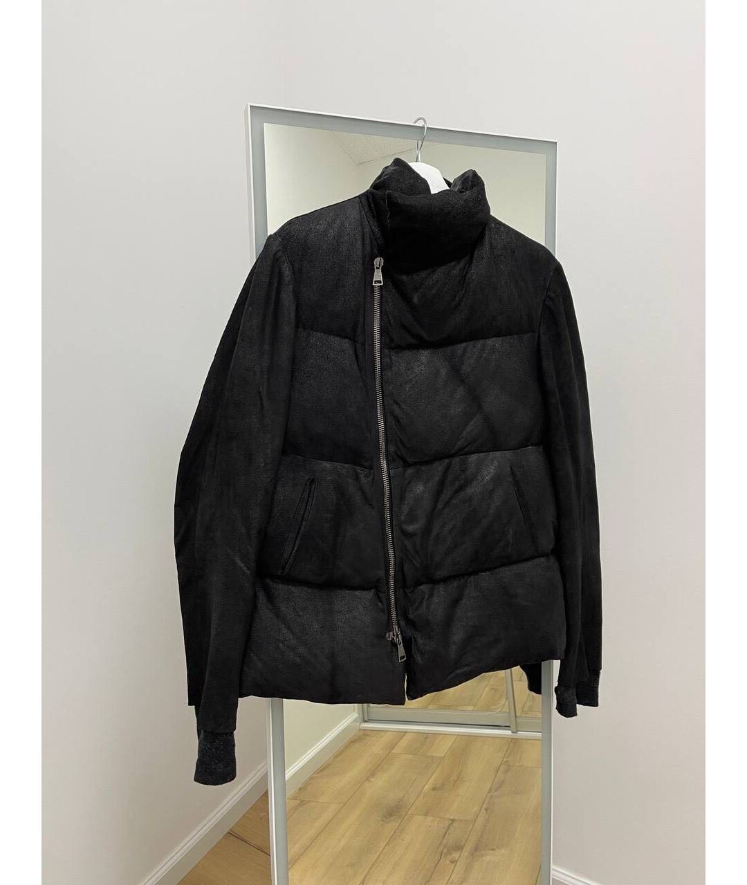 10SEI0OTTO Черный пуховик, фото 9