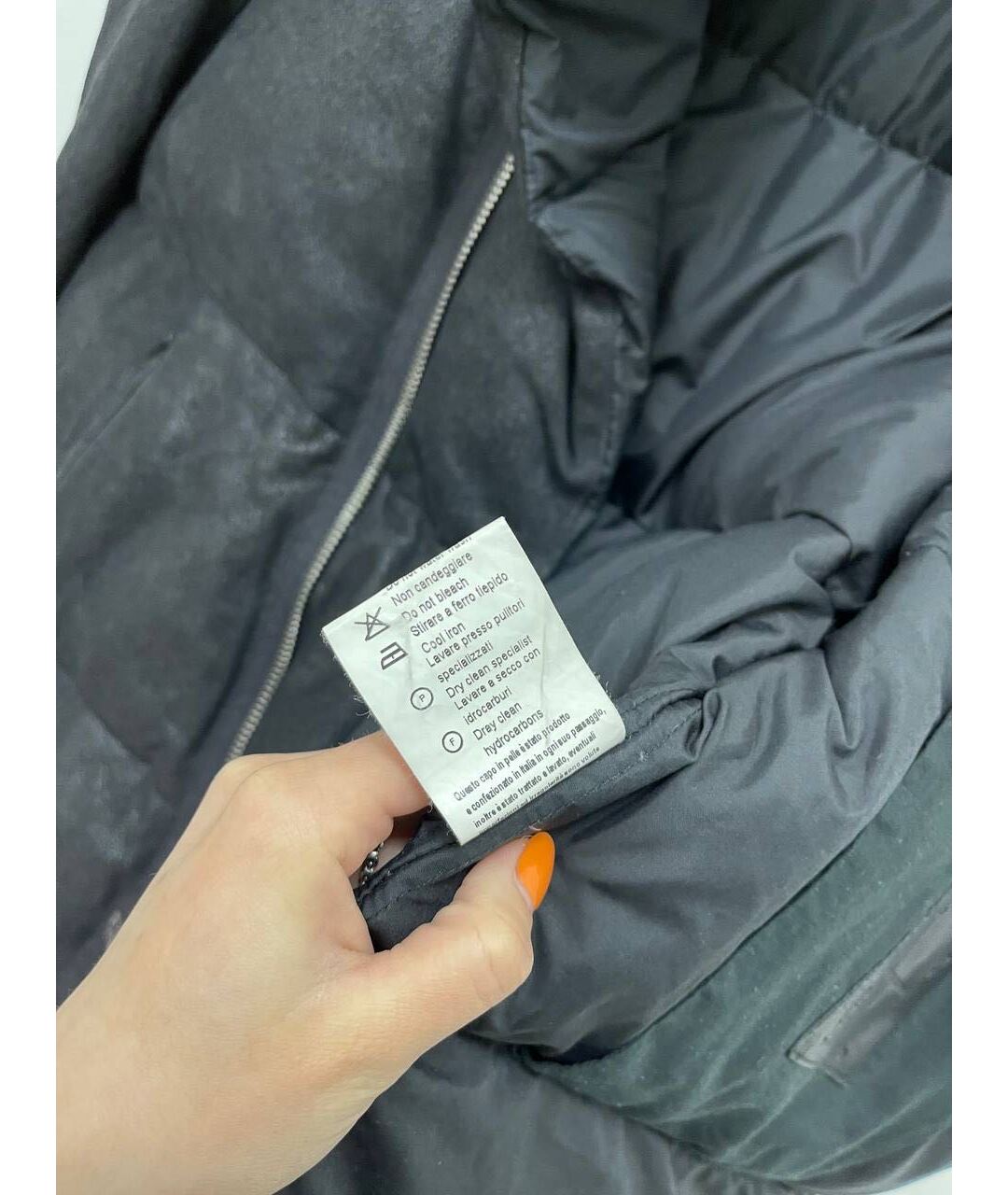 10SEI0OTTO Черный пуховик, фото 6