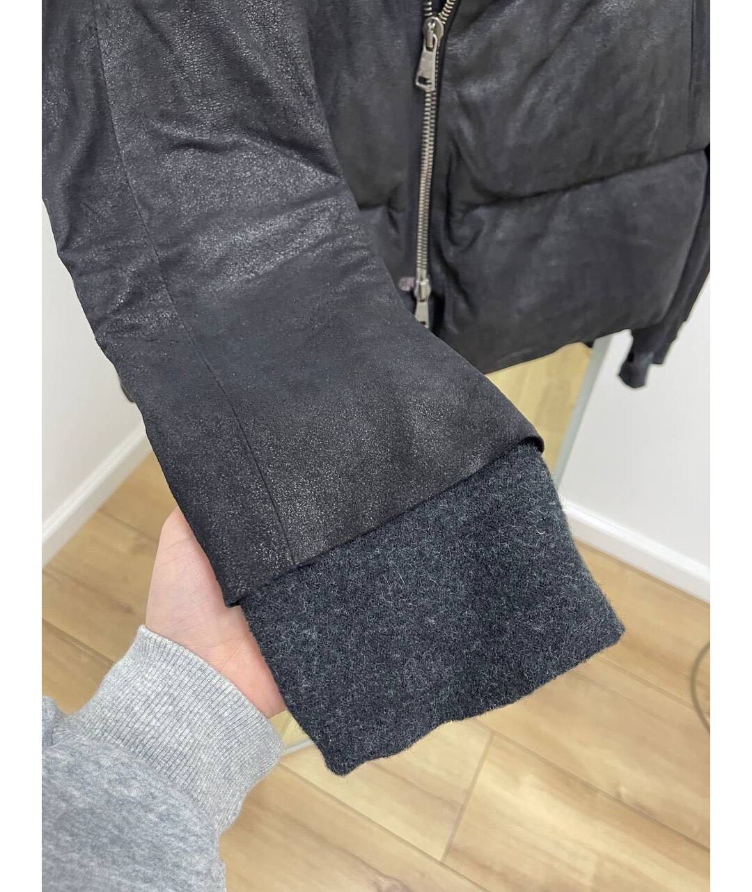 10SEI0OTTO Черный пуховик, фото 8