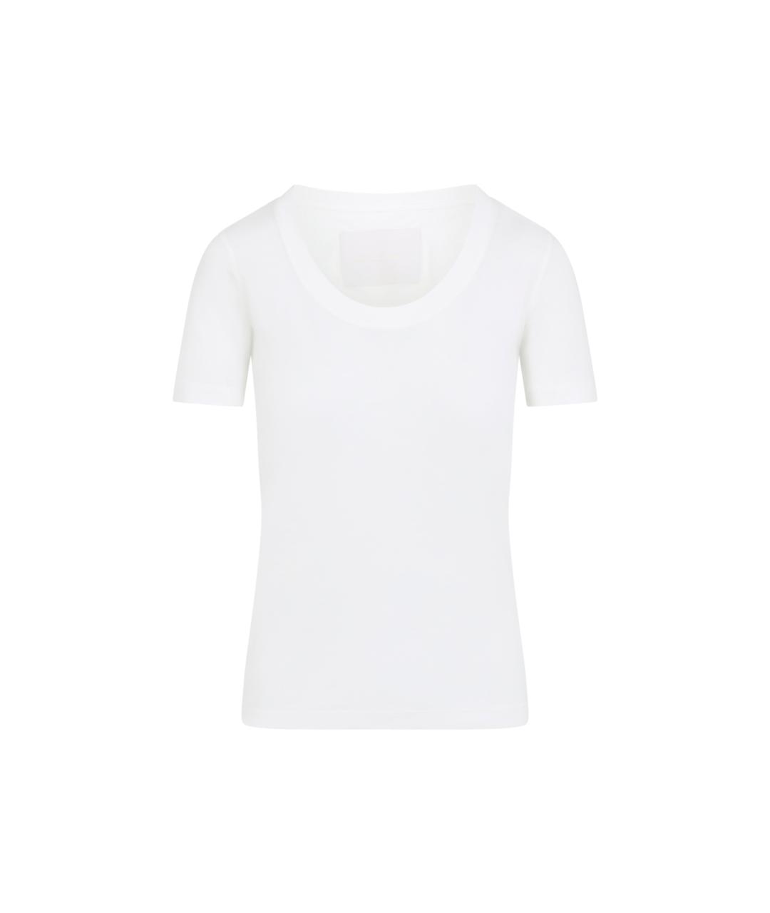 PHOEBE PHILO Белая хлопковая футболка, фото 1