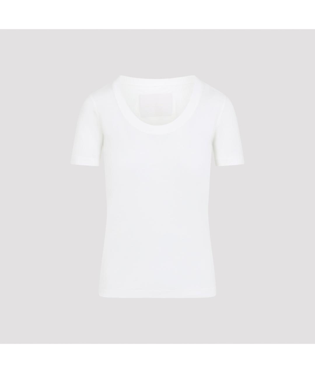 PHOEBE PHILO Белая хлопковая футболка, фото 2