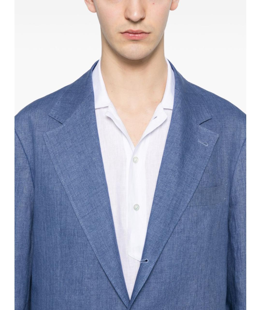 BRUNELLO CUCINELLI Синий повседневный костюм, фото 5