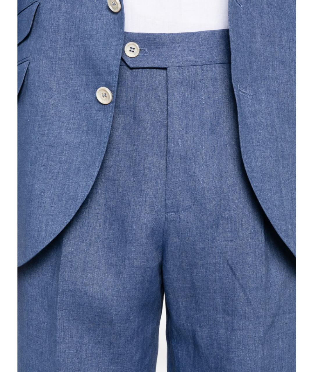 BRUNELLO CUCINELLI Синий повседневный костюм, фото 3