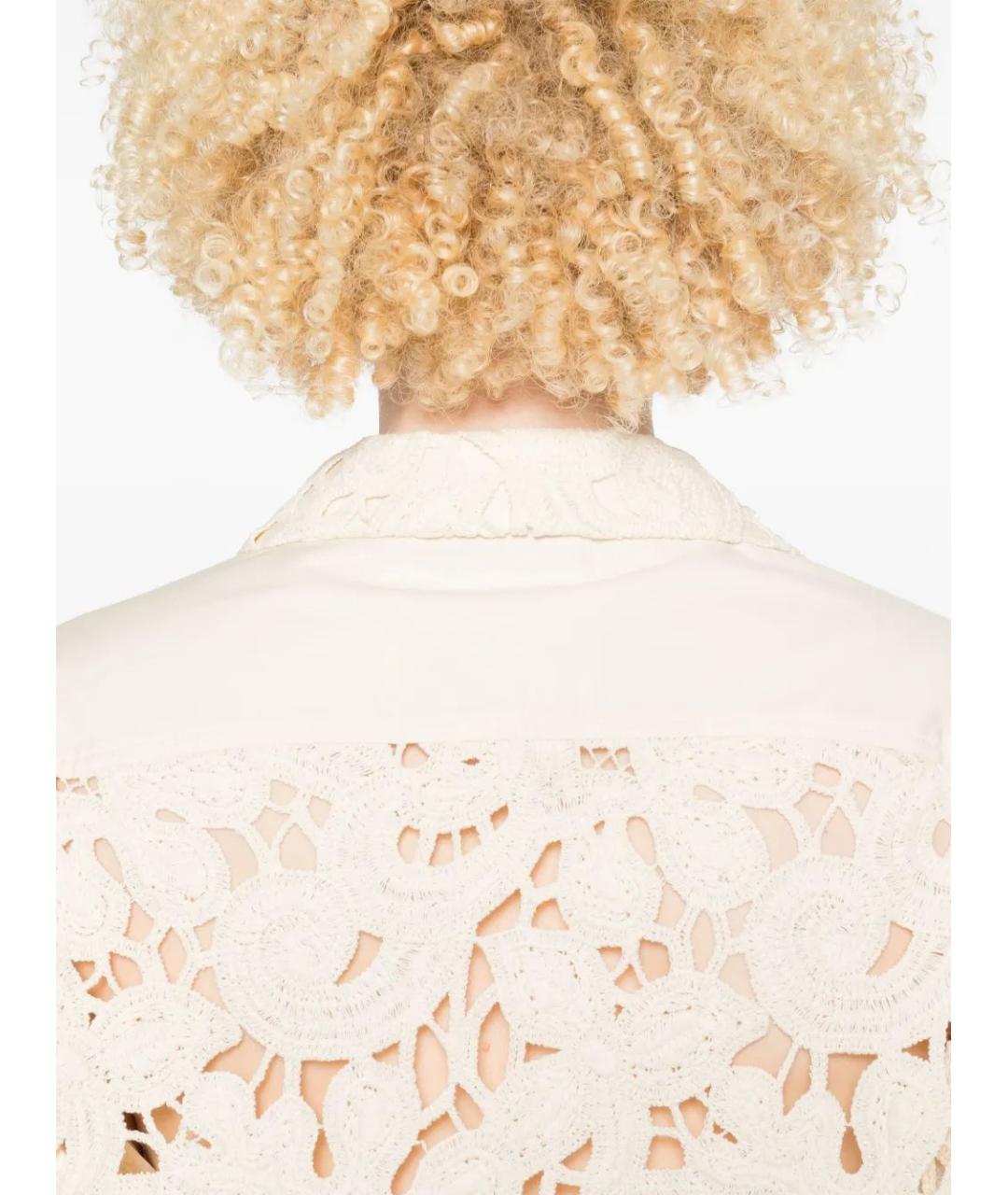 MONCLER Бежевая шерстяная рубашка, фото 5