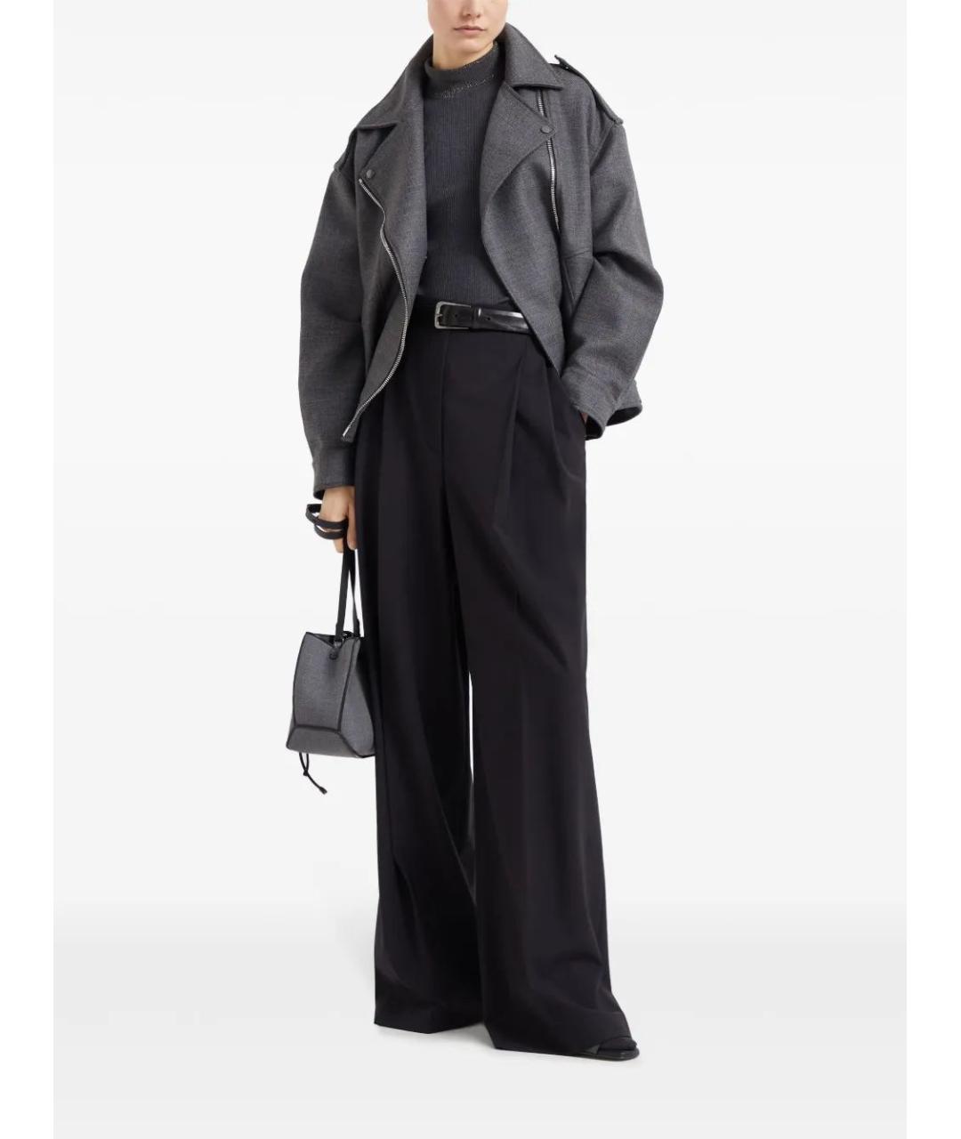 BRUNELLO CUCINELLI Темно-синий джемпер / свитер, фото 2