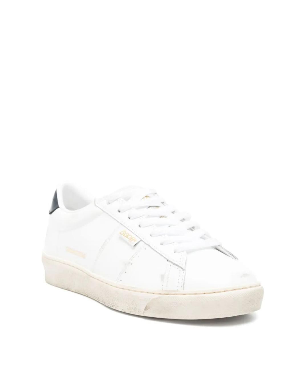 GOLDEN GOOSE DELUXE BRAND Белые кожаные кеды, фото 2