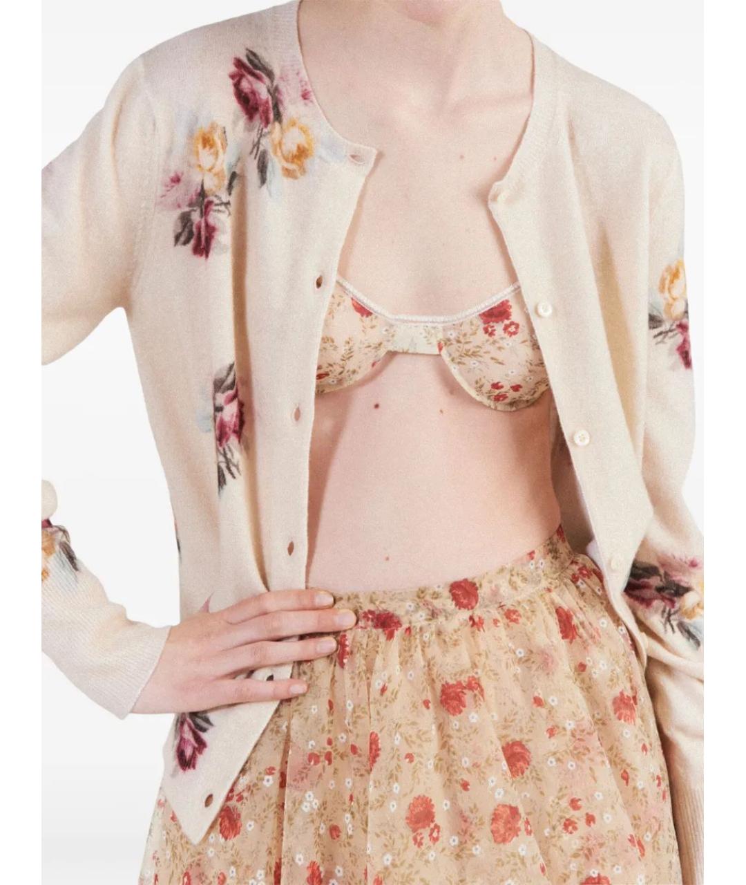 PRADA Мульти полиэстеровая юбка миди, фото 4