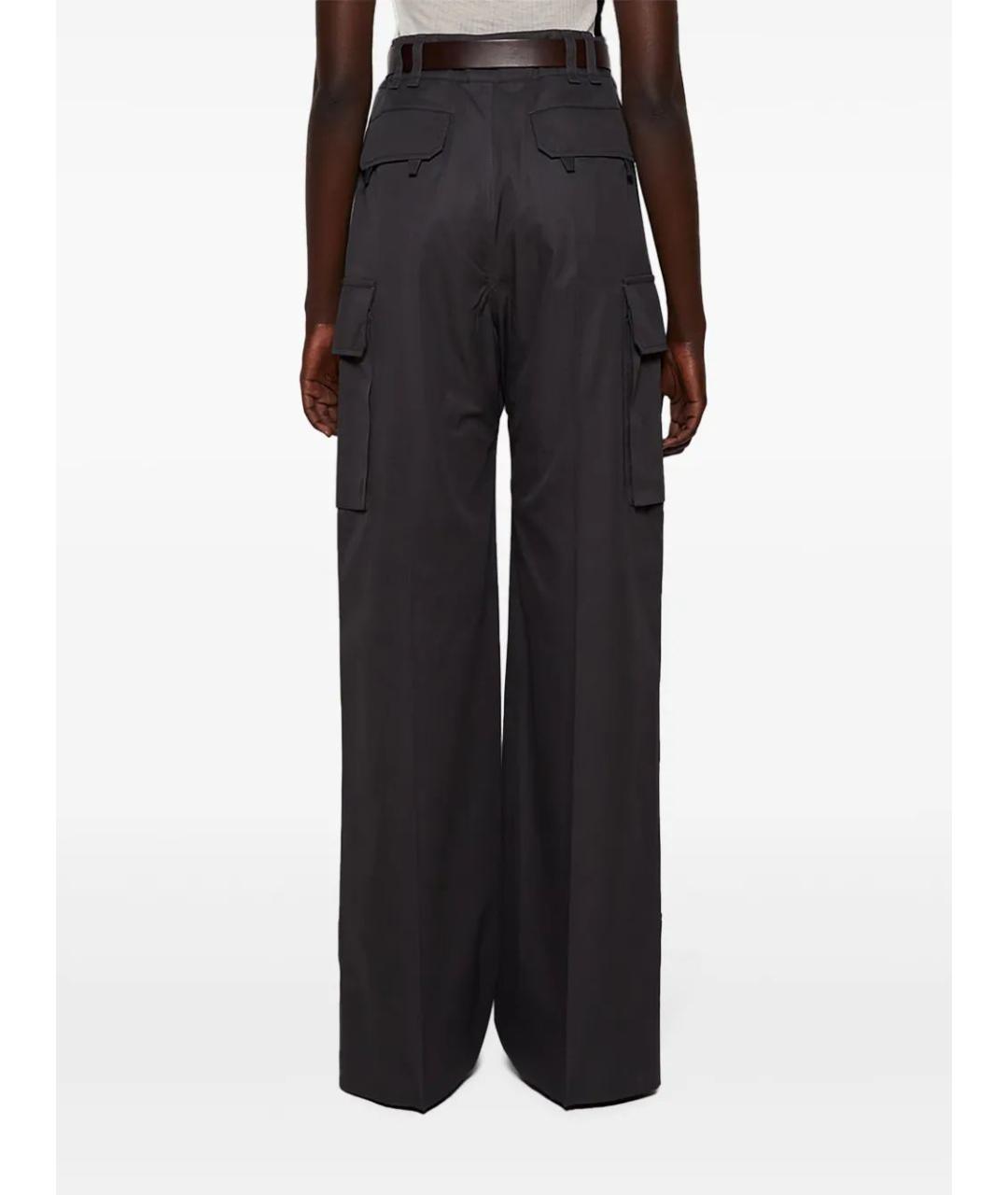 SAINT LAURENT Хлопковые прямые брюки, фото 5