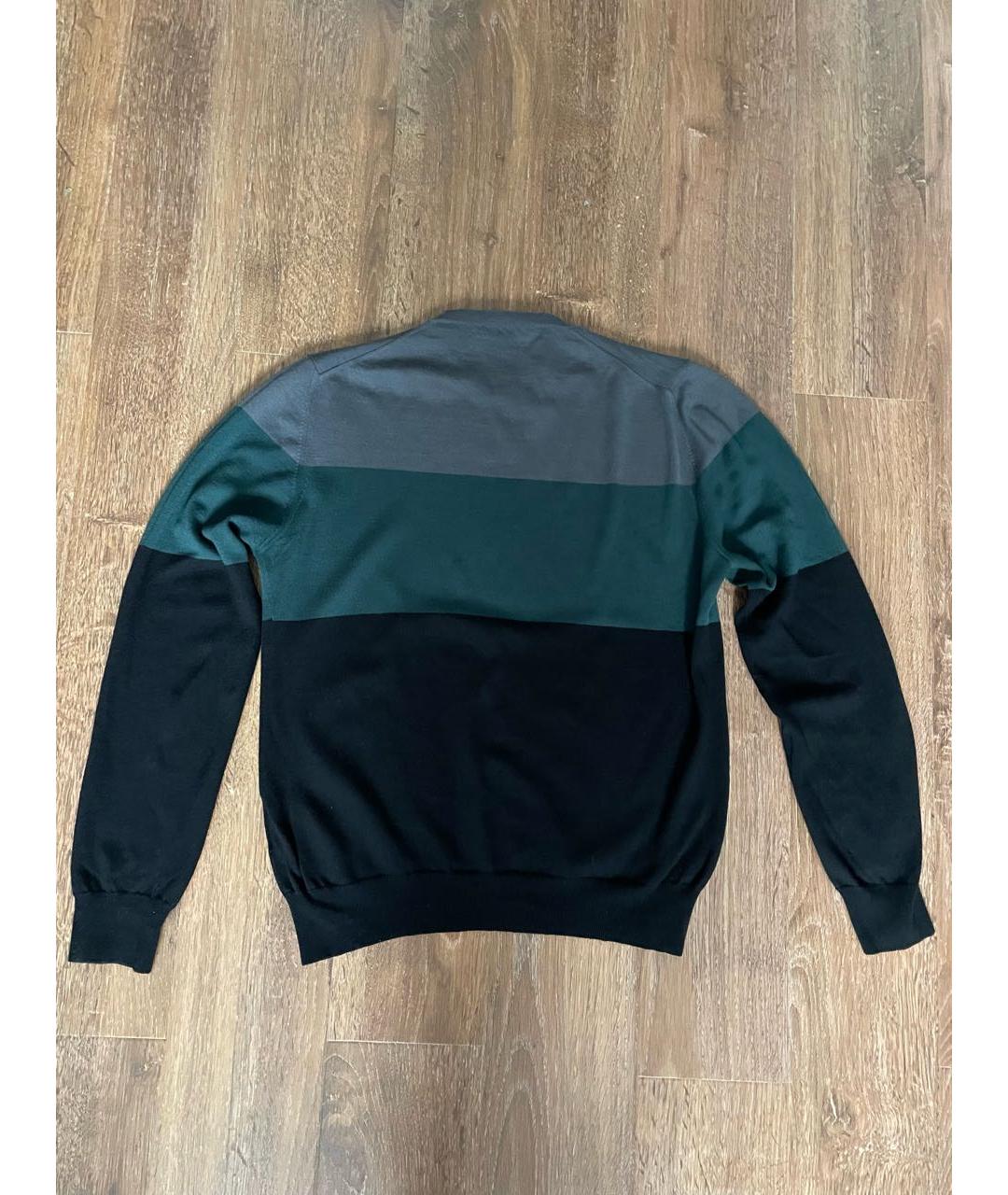 PRADA Хаки шерстяной джемпер / свитер, фото 2