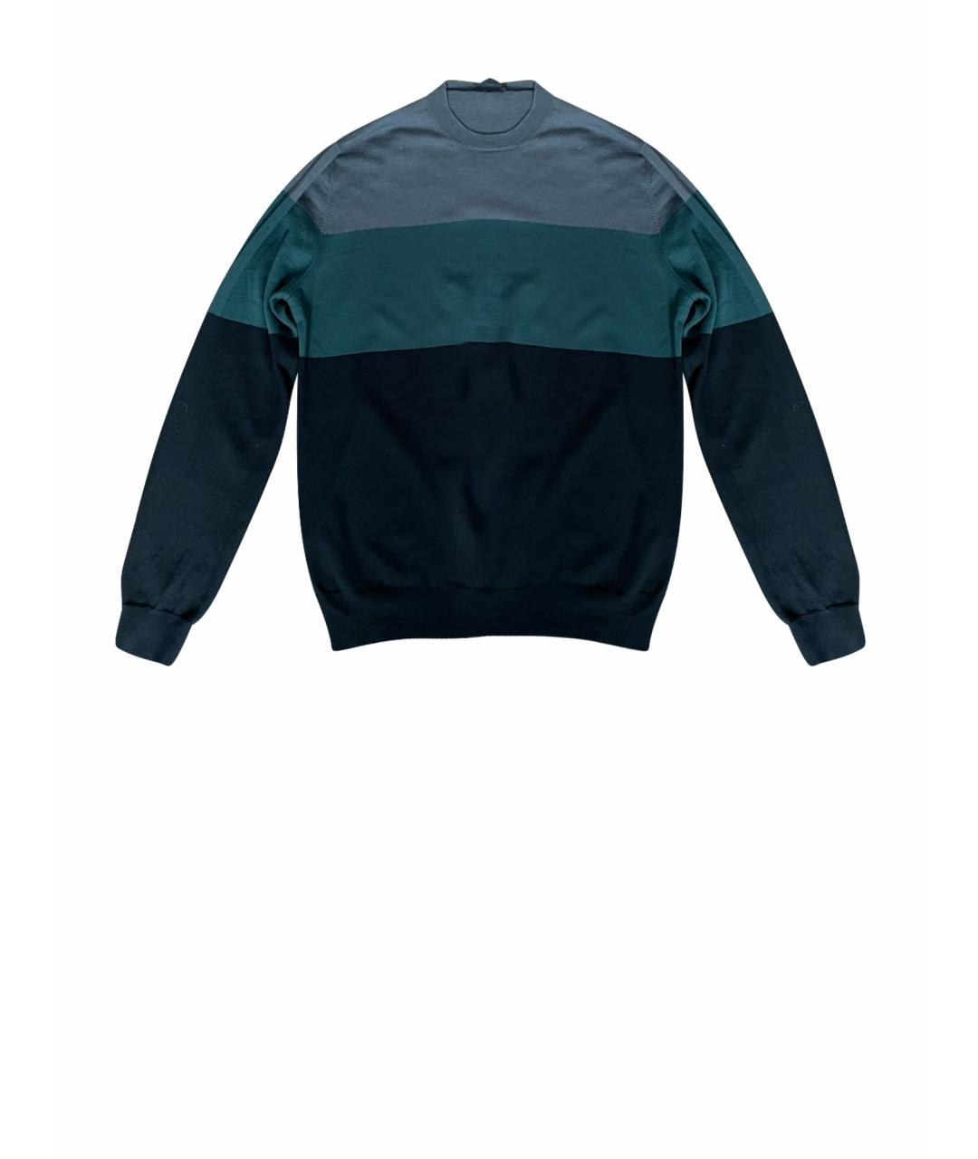 PRADA Хаки шерстяной джемпер / свитер, фото 1